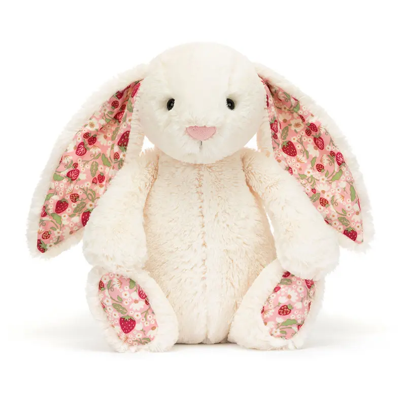 Jellycat Blossom Bunny Cream Berry Medium - image 1