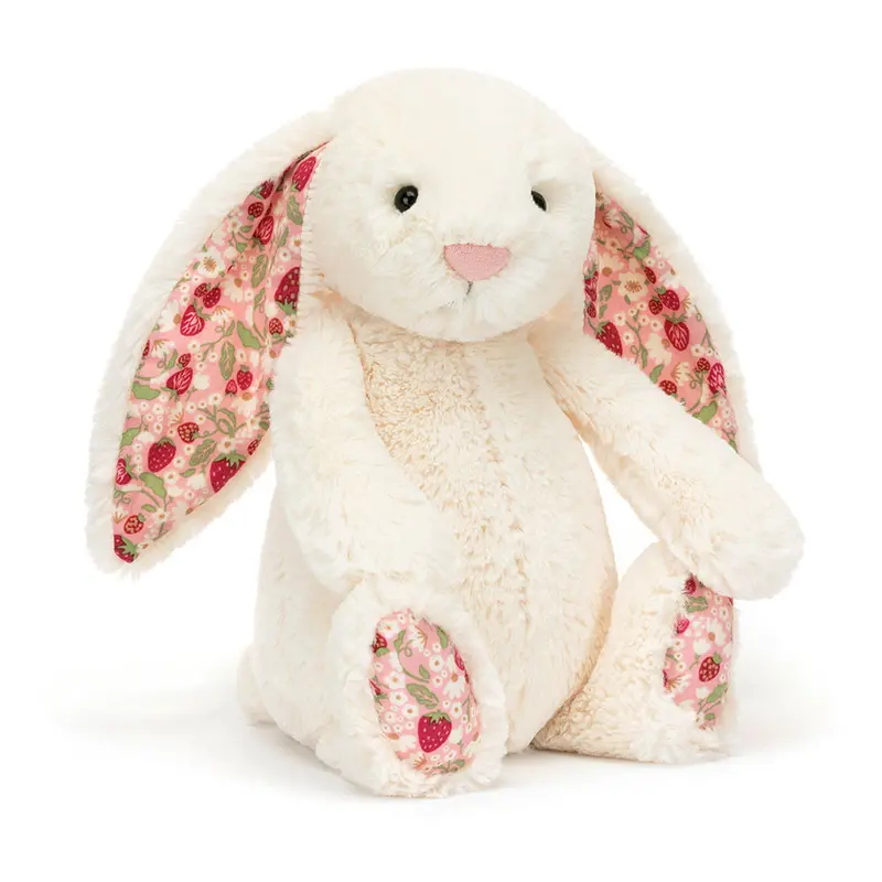 Jellycat Blossom Bunny Cream Berry Medium - image 2