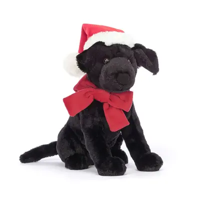 Jellycat Winter Warmer Pippa Black Lab