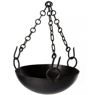Kadai 36cm Cooking Bowl With 3 Chains and stand