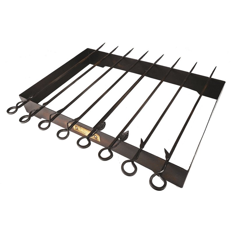 Kadai Set Of 8 Skewers And Rack