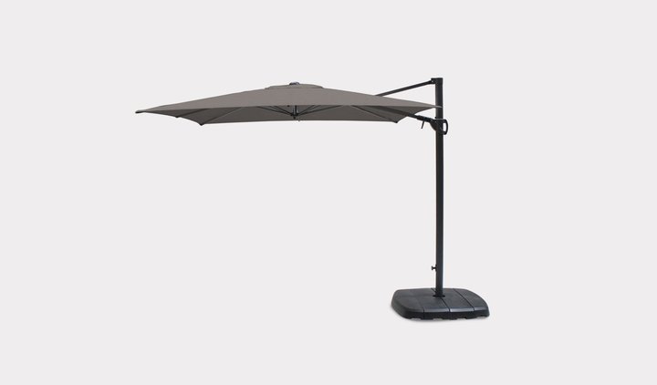 Kettler Free Arm 2.5m Square Parasol Taupe