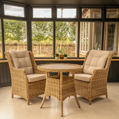 Kettler Hazel Wicker Bistro Set - image 3
