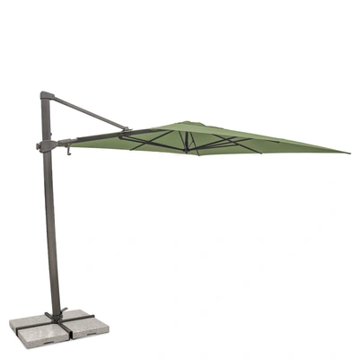 Kettler Luna Square Cantilever Parasol 3m Meadow Green - image 1