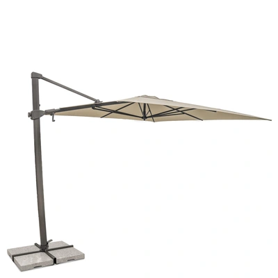 Kettler Luna Square Cantilever Parasol 3m Stone