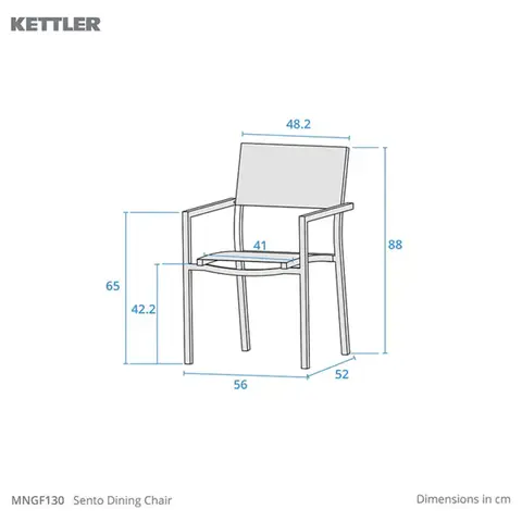 Kettler Menos Sento Dining Chair - image 5