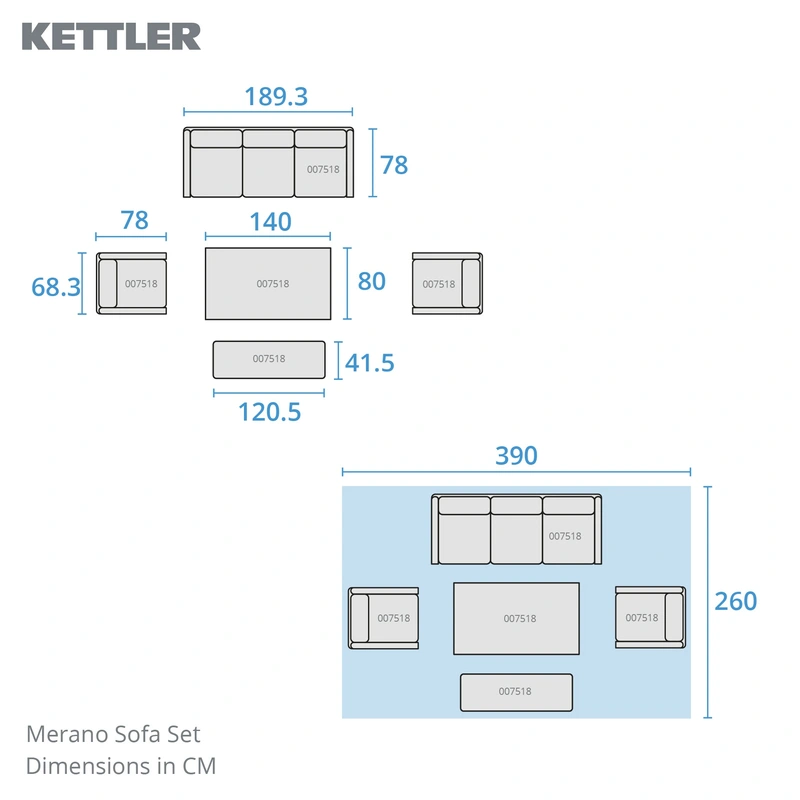 Kettler Merano Sofa Set - image 4
