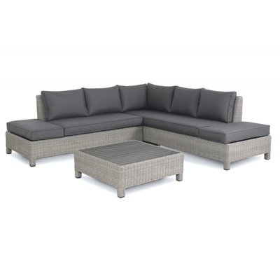 Kettler Palma Low Lounge Corner Set Whitewash