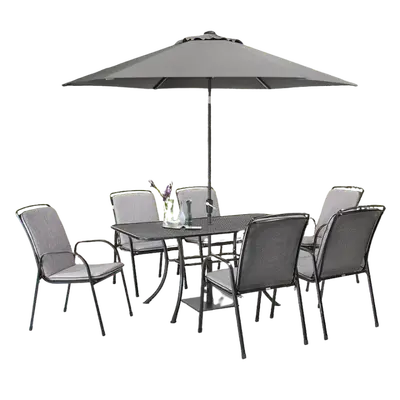 Kettler Savita 6 Seat Set Slate