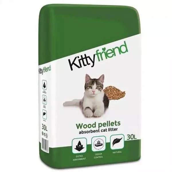 Kitty Friend Wood Based Litter 30L