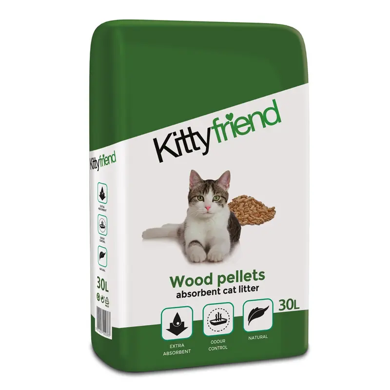 Kitty Friend Wood Based Litter 30L