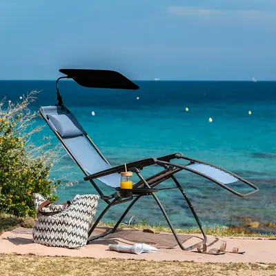 Lafuma Adjustable Sun Shade Black - image 3