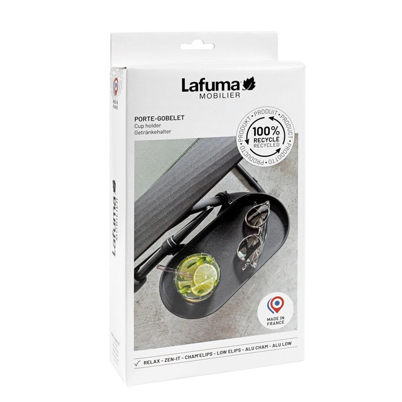 Lafuma Cup Holder Tray for Reclining Chair Grey - image 2