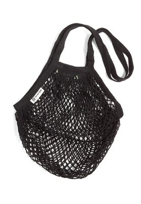 Turtle Bags Long Handled String Bag  Black