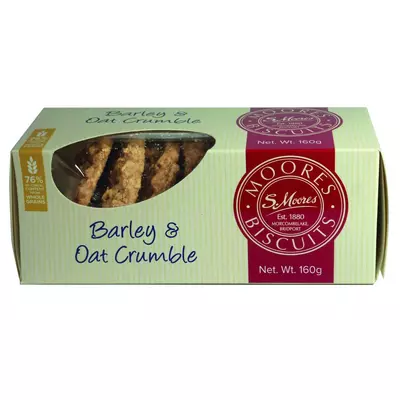 Moores Barley and Oat Crumble Biscuits 160g