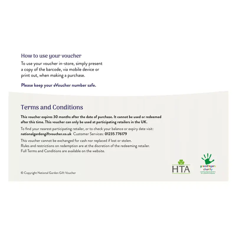 National Garden Gift Voucher - A Gift For You - image 2