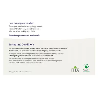 National Garden Gift Voucher - Happy Birthday! - image 2