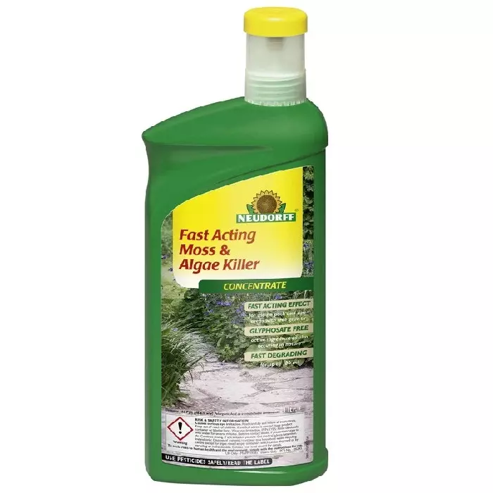 Neudorff Fast Acting Moss & Algae Killer Concentrate 1L Groves