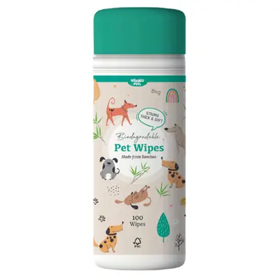 Nilaqua® Apple Blossom Bamboo Pet Wipes 100pk - image 1