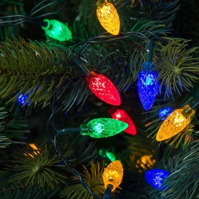 Noma 100 Multicolour Faceted Cone Lights