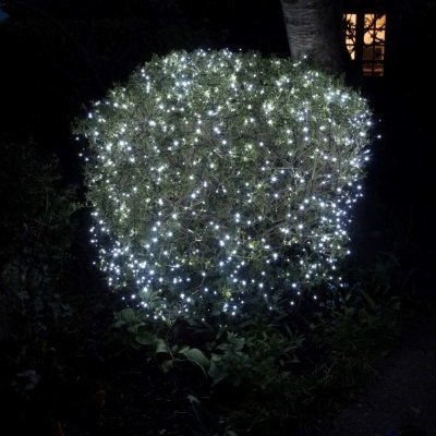 Noma 200 Fit & Forget B/O White Multifunction String Lights