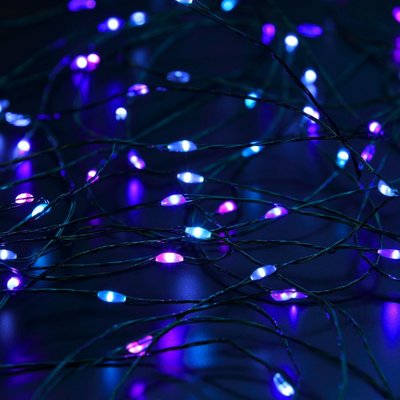 Noma 360 Pastel Micro Led Tree Lights With Green Wire