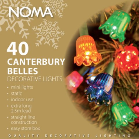 Noma 40 Multicolour Canterbury Belles Filament Lights
