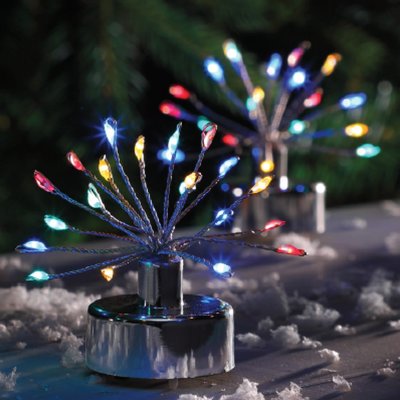 Noma 6 Multicolour Firework T-Lights With 20 Micro LEDs