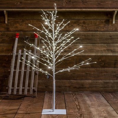 Noma Jewelled Twig Tree Warm White 4ft