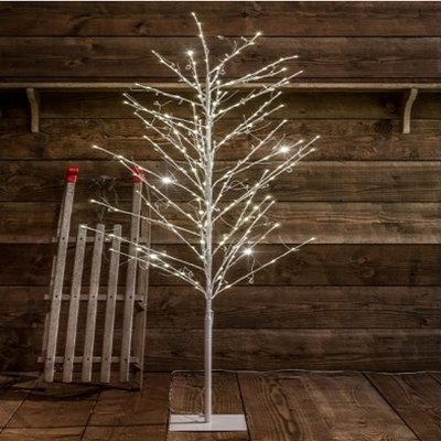 Noma Jewelled Twig Tree Warm White 6ft