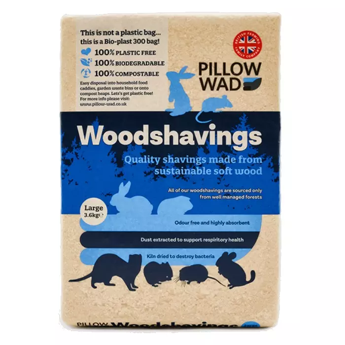 Pillow Wad Woodshavings 3.6kg