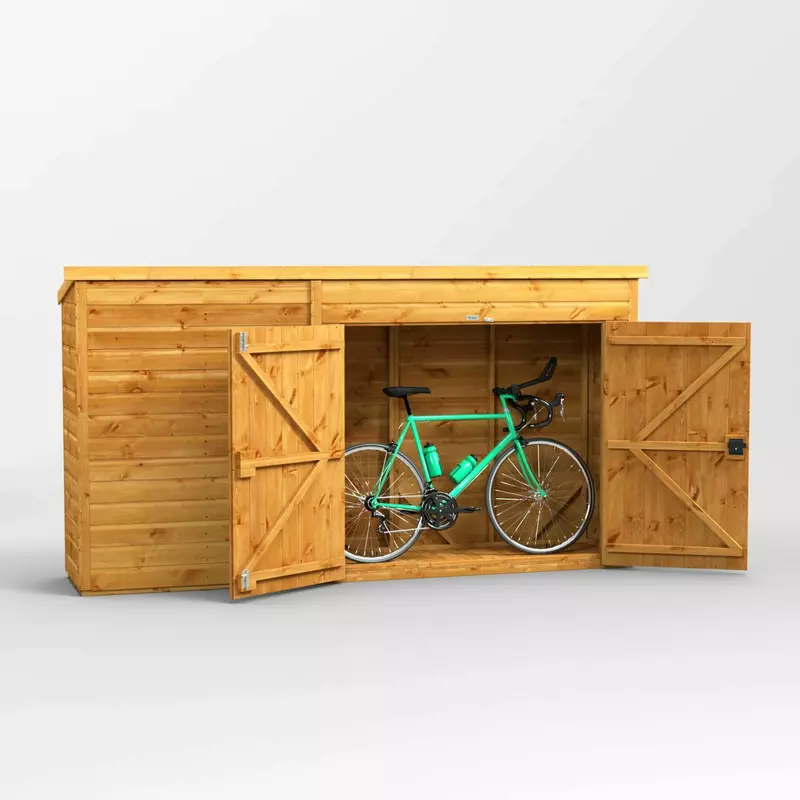 Power Pent Bike Shed 10x2 - image 3