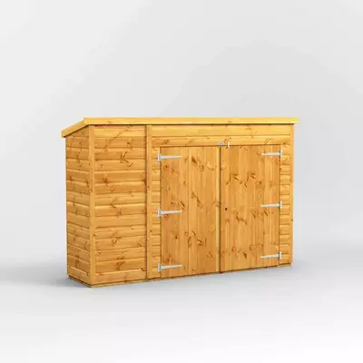 Power Pent Bike Shed 8x2 - image 1