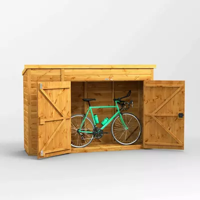 Power Pent Bike Shed 8x2 - image 2