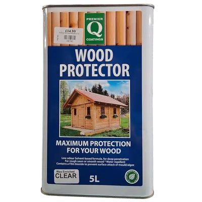 Premier Q Wood Protector Clear 5L