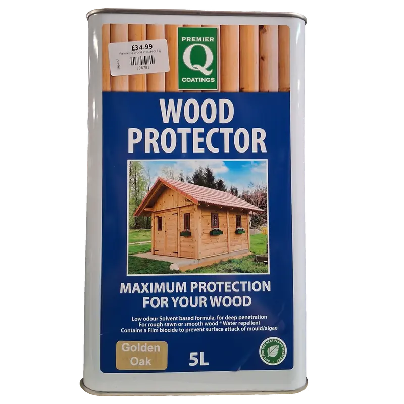 Premier Q Wood Protector Golden Oak 5L