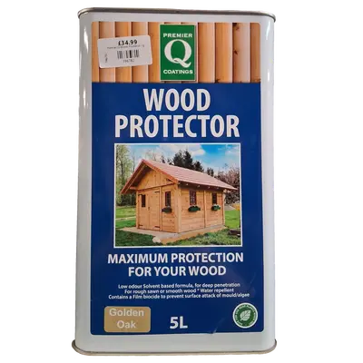 Premier Q Wood Protector Golden Oak 5L