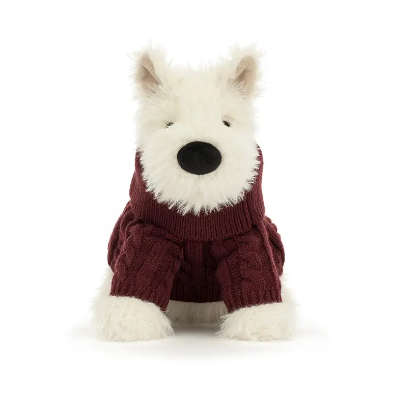 Jellycat Munro Scottie Dog 'Winter Jumper' - image 1