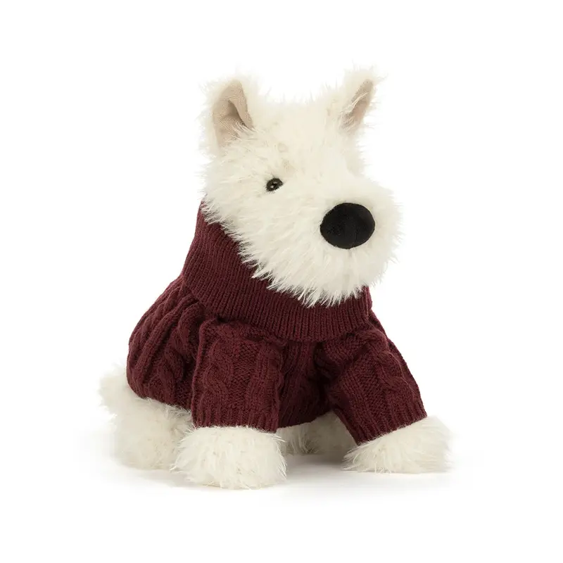 Jellycat Munro Scottie Dog 'Winter Jumper' - image 2