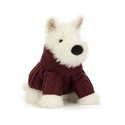 Jellycat Munro Scottie Dog 'Winter Jumper' - image 2