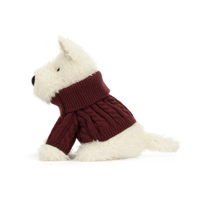 Jellycat Munro Scottie Dog 'Winter Jumper' - image 3