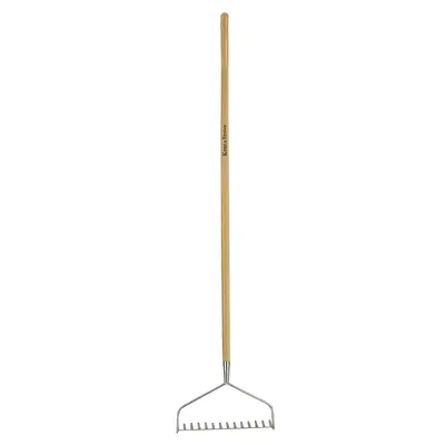 Kent & Stowe Stainless Steel Long Handled Soil Rake - image 1