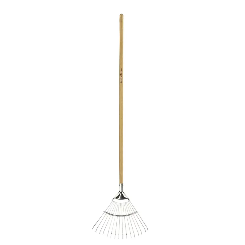 Kent & Stowe Stainless Steel Long Handled Lawn and Leaf Rake - image 1