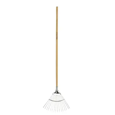 Kent & Stowe Stainless Steel Long Handled Lawn and Leaf Rake - image 1