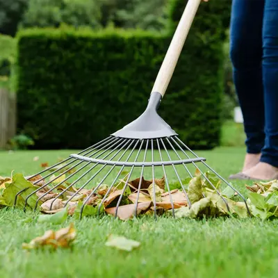 Kent & Stowe Carbon Steel Lawn Leaf Rake - image 3