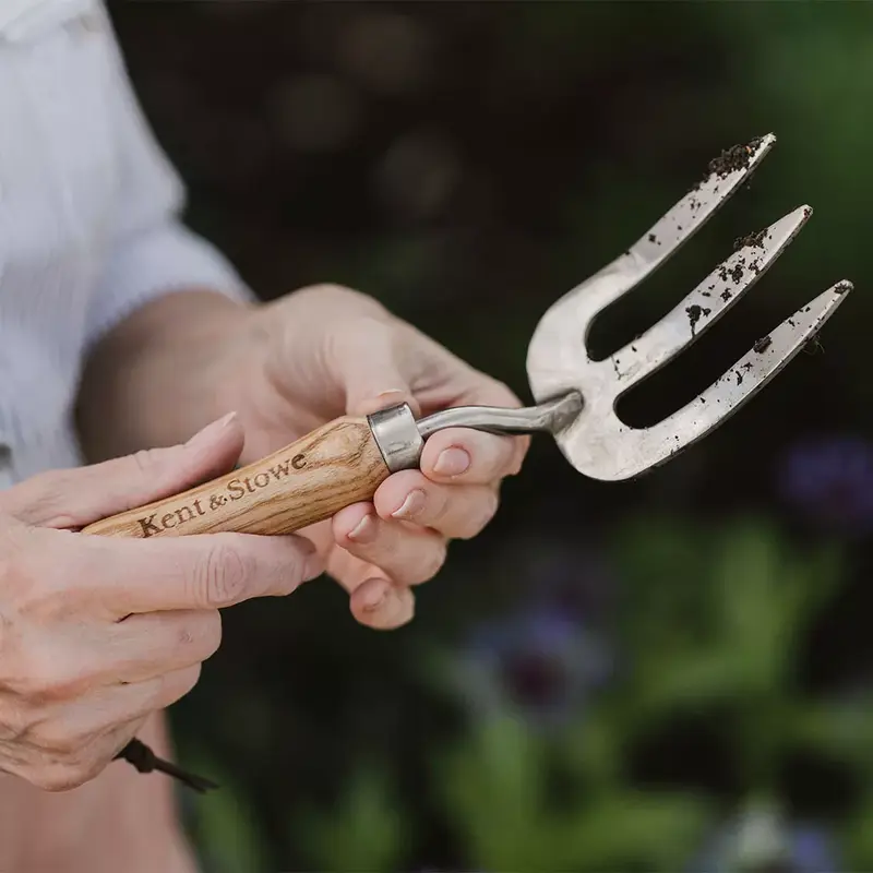 Kent & Stowe Garden Life Compact Stainless Steel Hand Fork - image 2