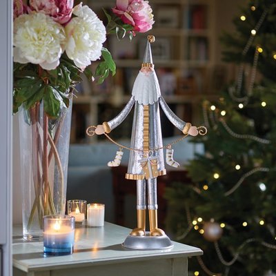 Smart Silver-Gilt Santa