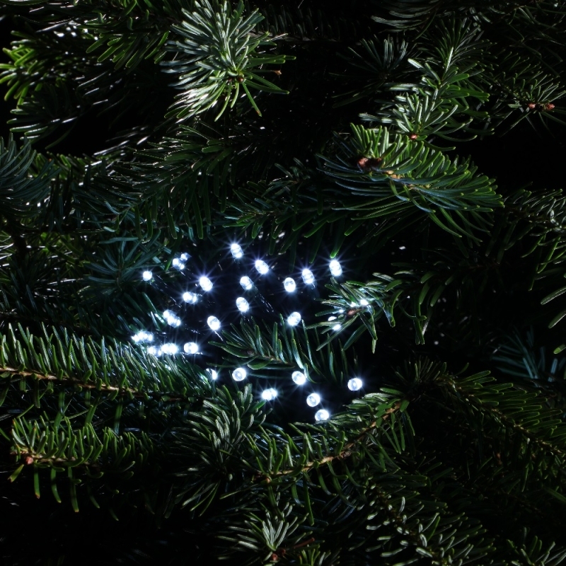 Noma 240 White Multifunction String Lights With Green Cable Groves
