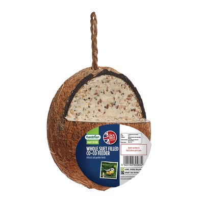 Gardman Whole Suet Filled Co-Co Feeder