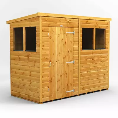 Power Pent Garden Shed 8x4